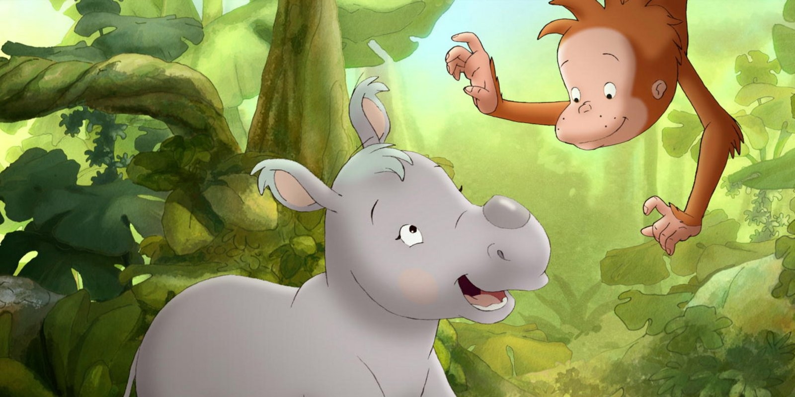 Film backdrop for KinderKino: Kleiner Dodo