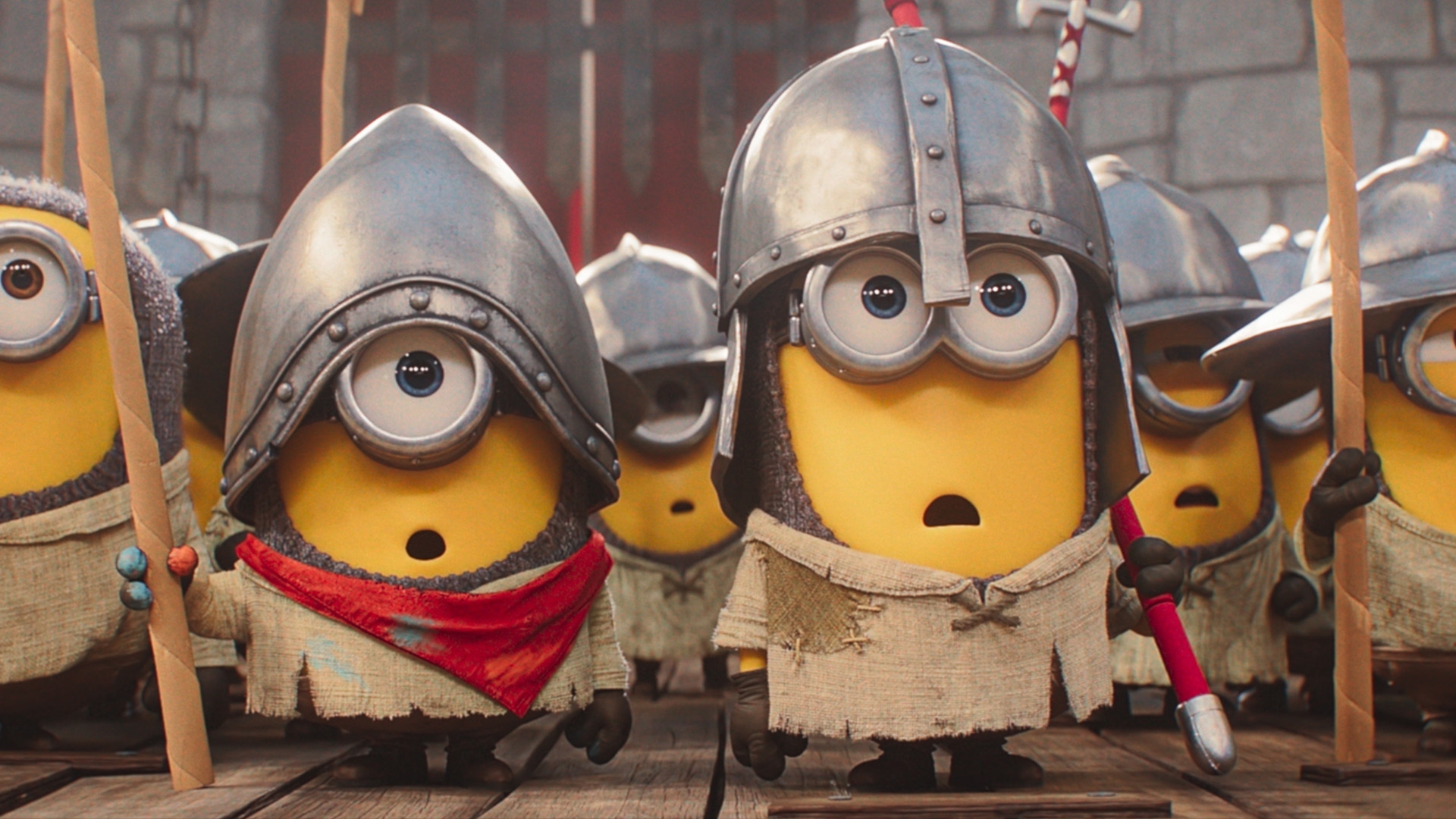 Film backdrop for Minions & Monster (englische Sprache)