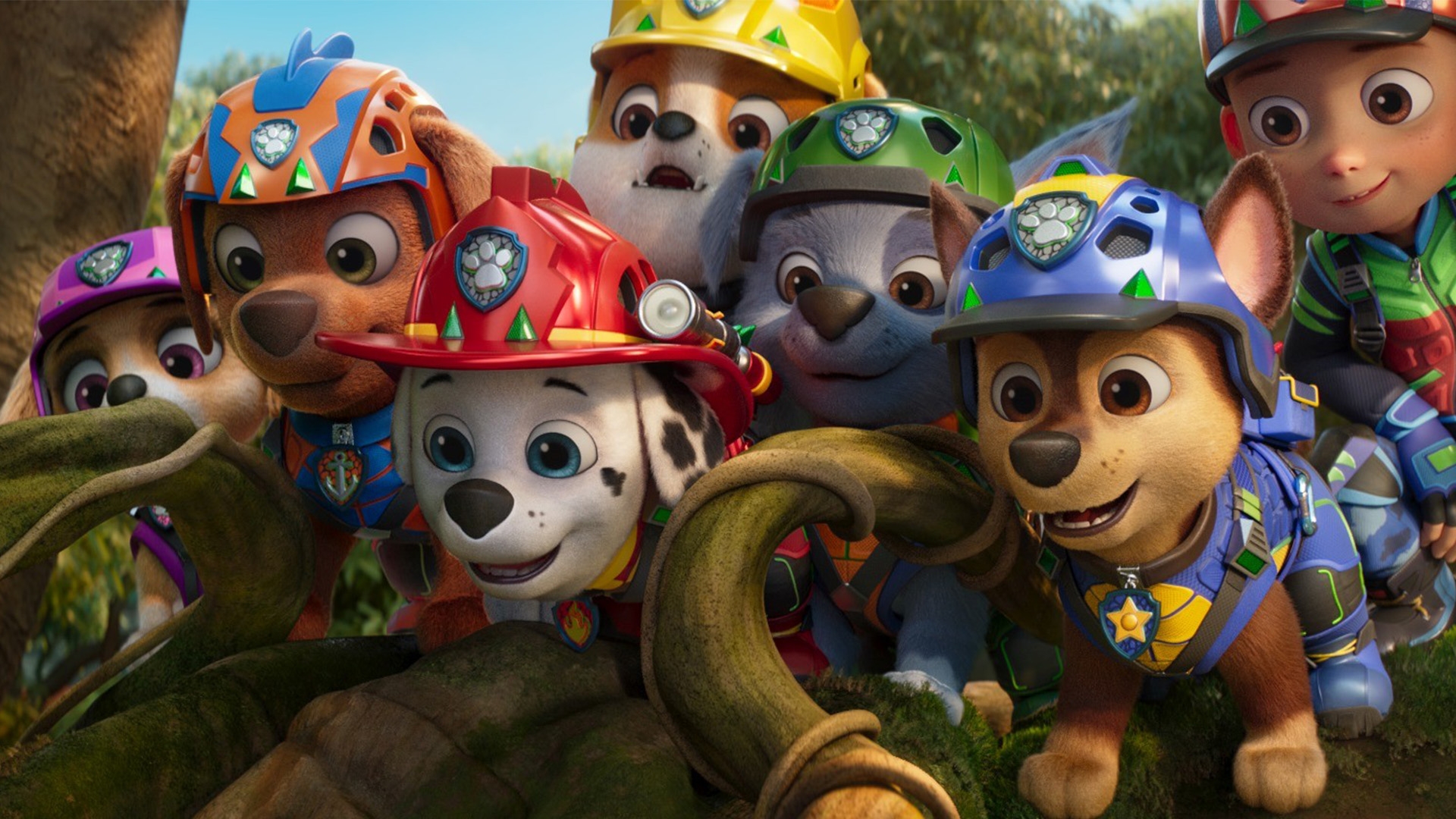 Film backdrop for PAW Patrol: Der Dino Film