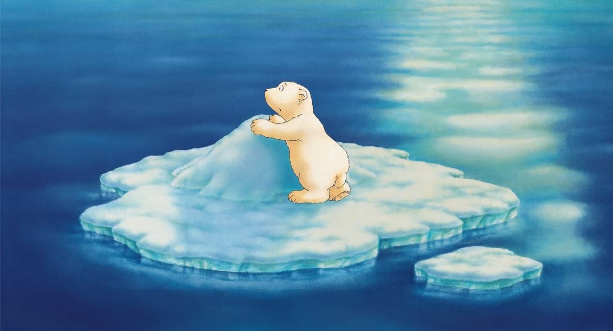 Film backdrop for KinderKino: Der kleine Eisbär