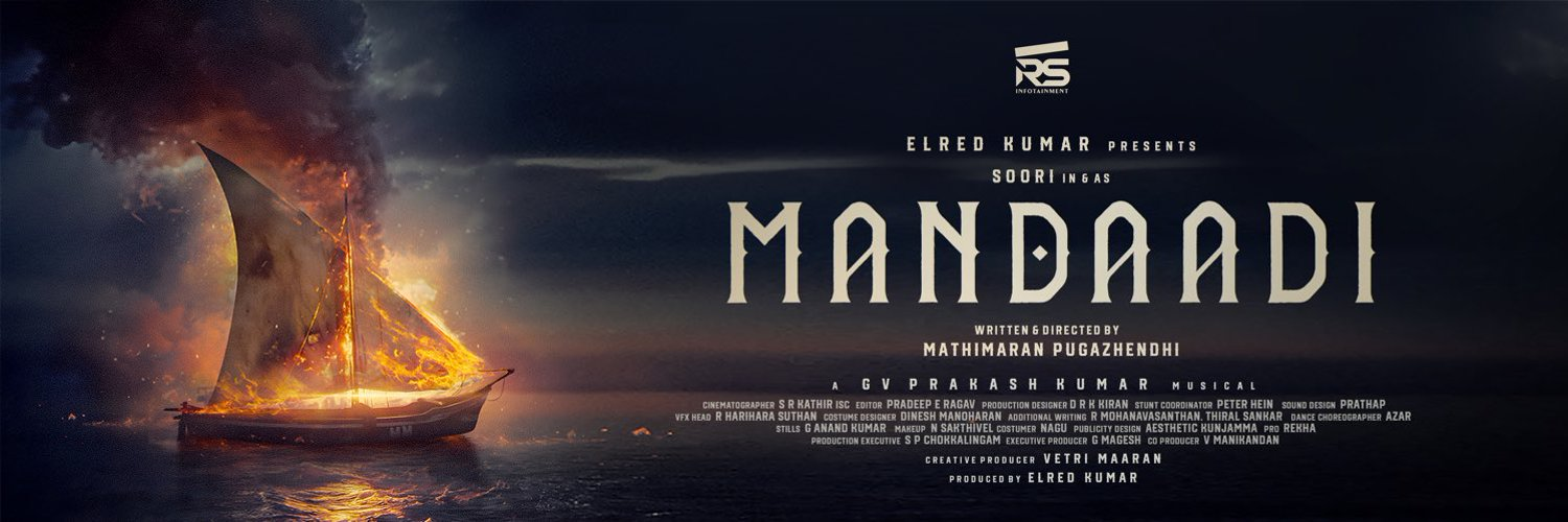 Film backdrop for Mandaadi (Sprache: Tamil/engl. Untertitel)